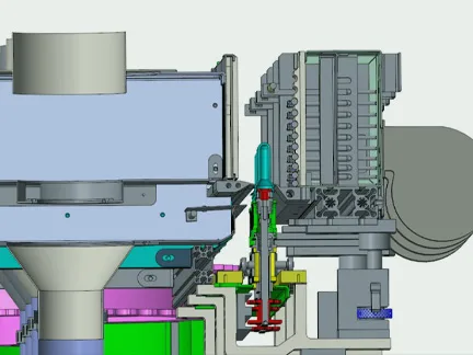 Heating oven cooling system