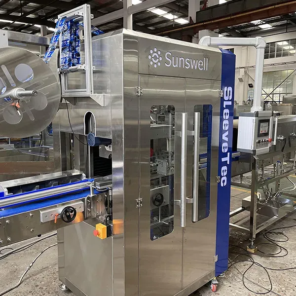Fully automatic labeling machine helps old customer to automate production line