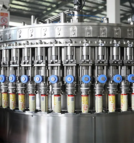 Volumetric Aluminum Can Filling Machine for Hotfill Juice and Tea Drinks