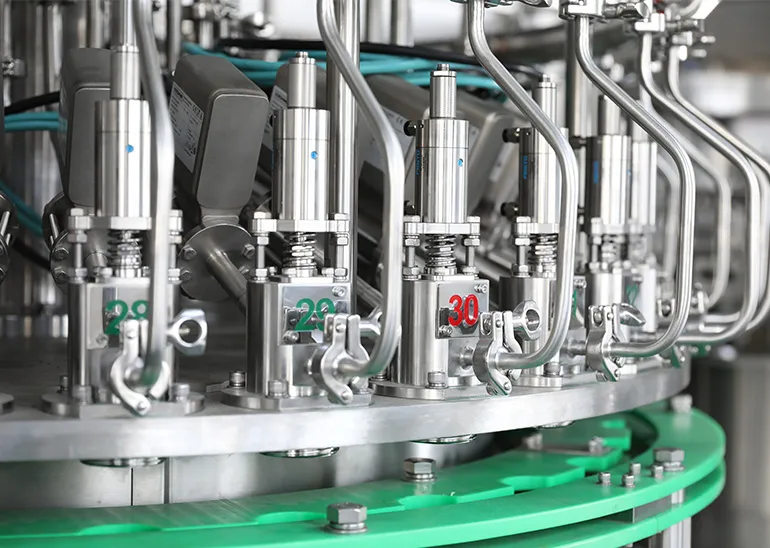 Mechanical Hotfill Filling Machine for Glass Bottle Juice & Tea Drinks