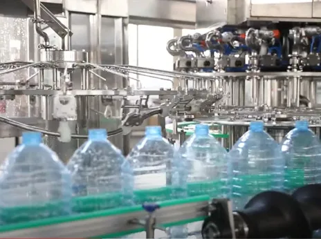 3000bph 5 لتر زجاجة كبيرة المياه المعدنية الشطف آلة تعبئة الزجاجات
