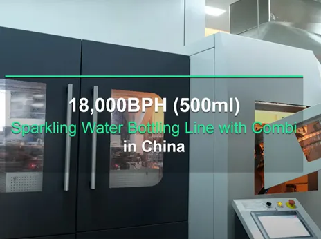 18,000BPH 500ml Sparkling Water Bottling Line with Combi in China