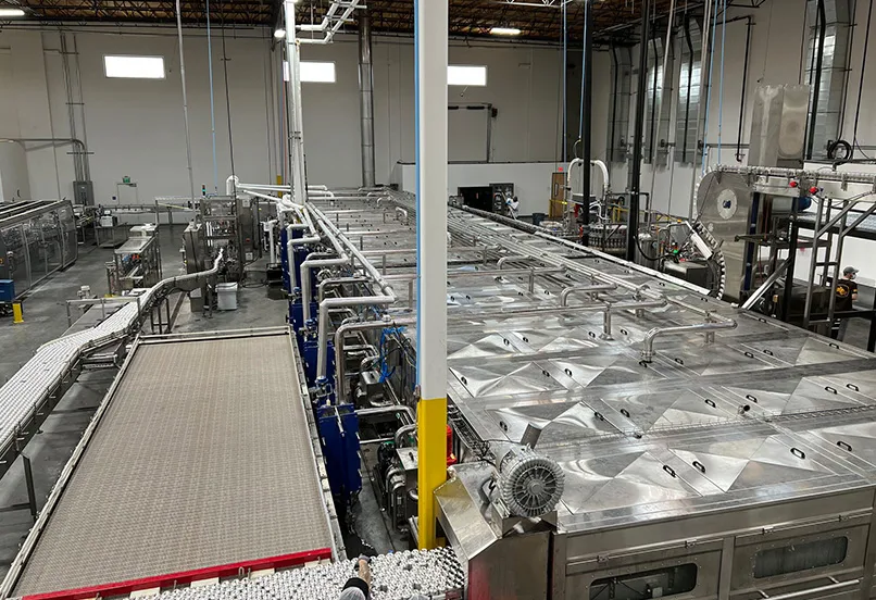 120,000CPH Pasteurizing Tunnel and Conveying System