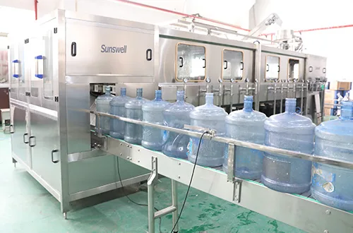 Sunswell 900BPH 5 Gallon Water Filling Line