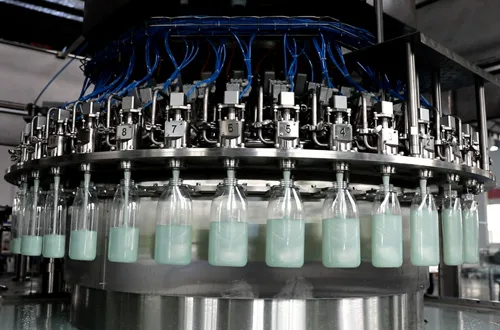 8000bph 1liter Shampoo Rinser Filler Capper Combiblock Filling Line