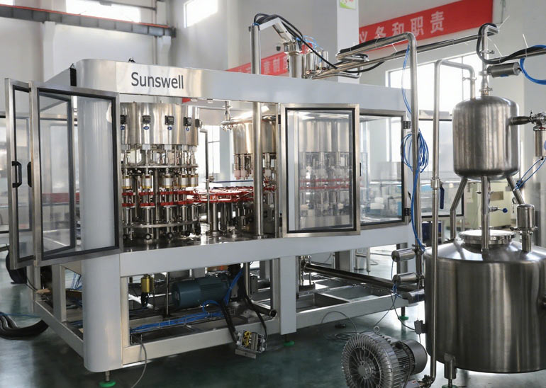 Filling Machine for Bottle With Aluminum Foil