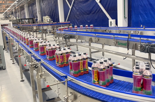 Prueba de línea de embotellado de CSD de 500 ml y 12&nbsp;000 BPH en Rusia