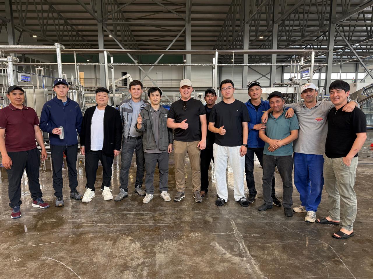 Sunswell helps customer to launch 3 lines succesfully in Kazakhstan