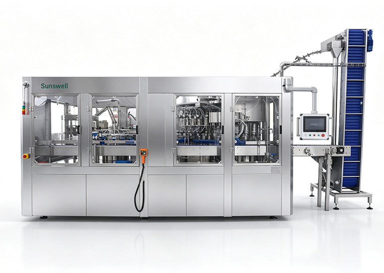 12000BPH 2oz Bottling Line for Shot