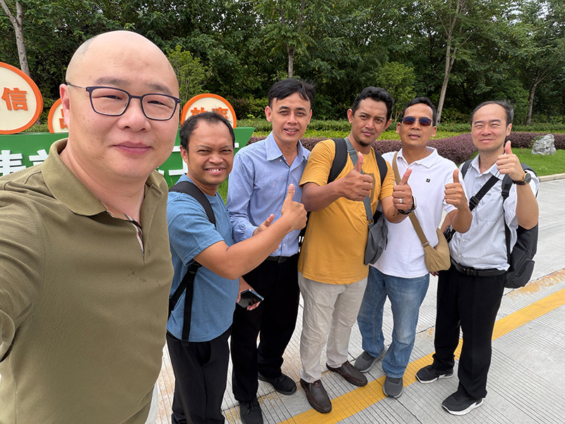 Indonesian Clients Visit Sunswell For FAT (Factory Acceptance Test) of 18,000 CPH Canning Line