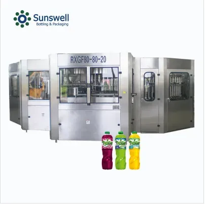 How does the hot melt glue labeling machine work