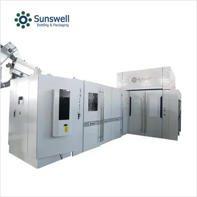 Comment fonctionne la machine de capsulage de remplissage par soufflage rotative